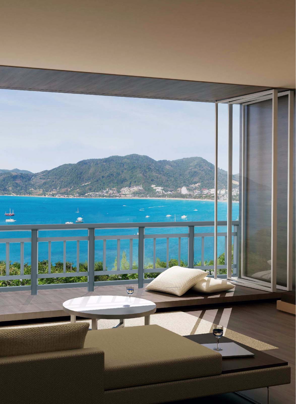 GM80 Series glass railing