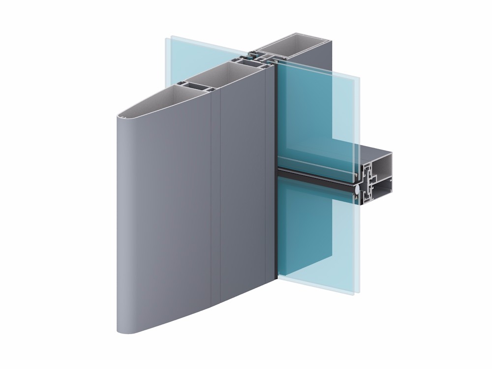 Semi-exposed Framing Glass Gurtain wall3