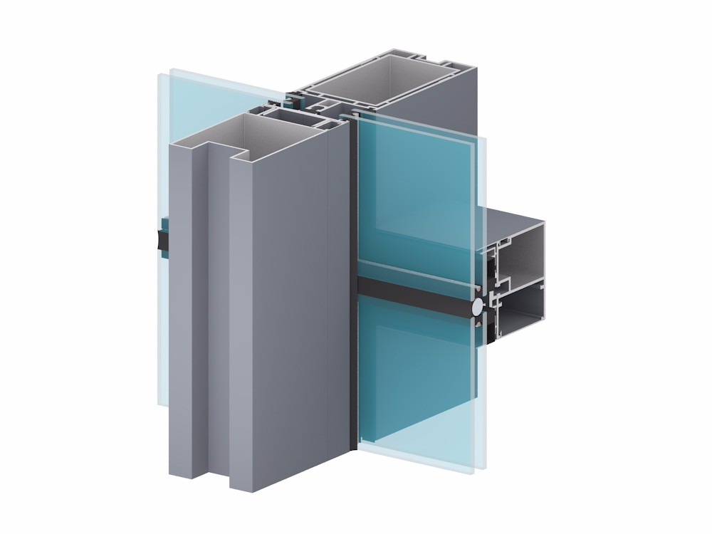 Semi-exposed Framing Glass Gurtain wall8