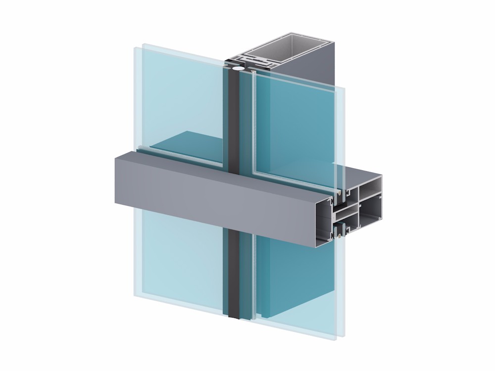 Semi-exposed Framing Glass Gurtain wall9