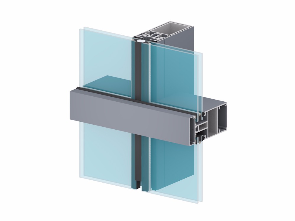 Semi-exposed Framing Glass Gurtain wall11