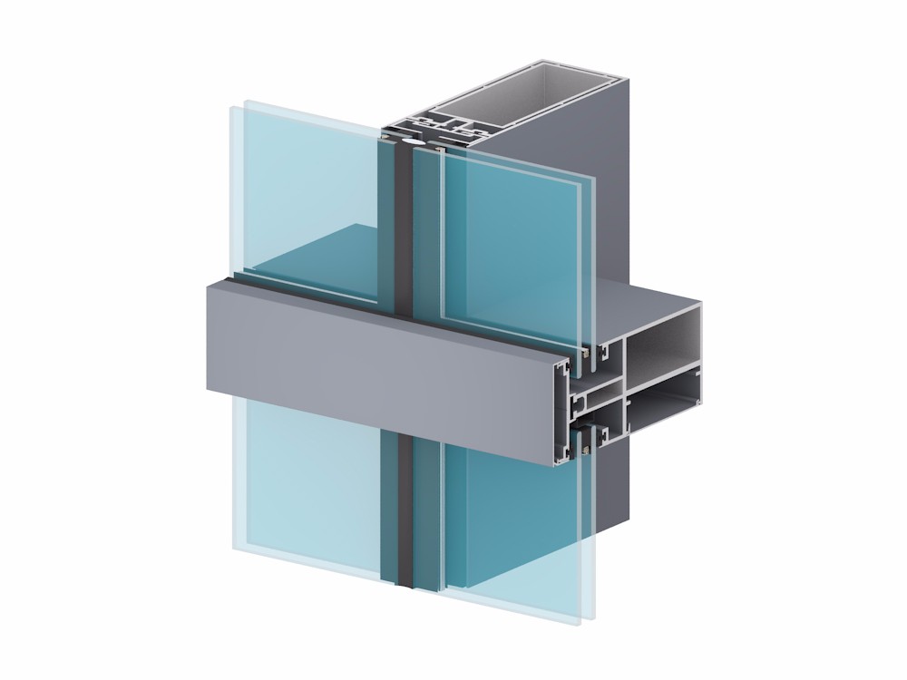 Semi-exposed Framing Glass Gurtain wall14