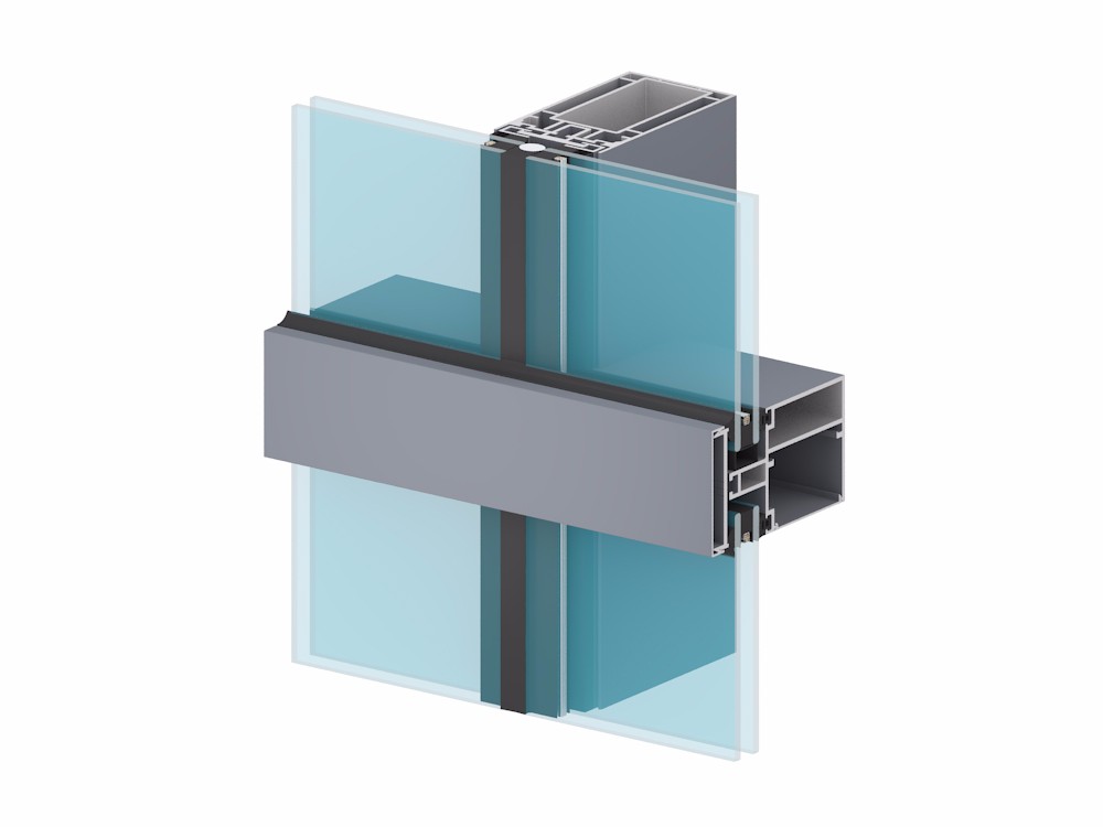 Semi-exposed Framing Glass Gurtain wall15