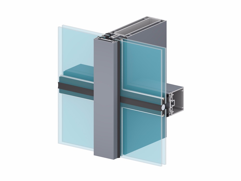 Semi-exposed Framing Glass Gurtain wall16