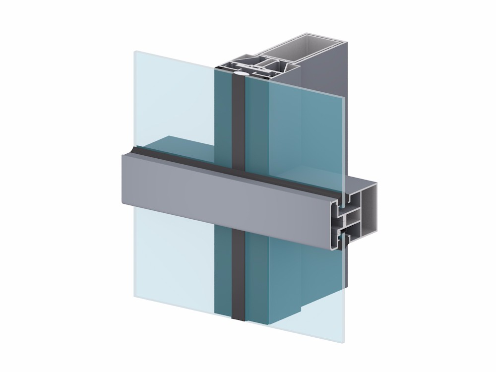 Semi-exposed Framing Glass Gurtain wall17