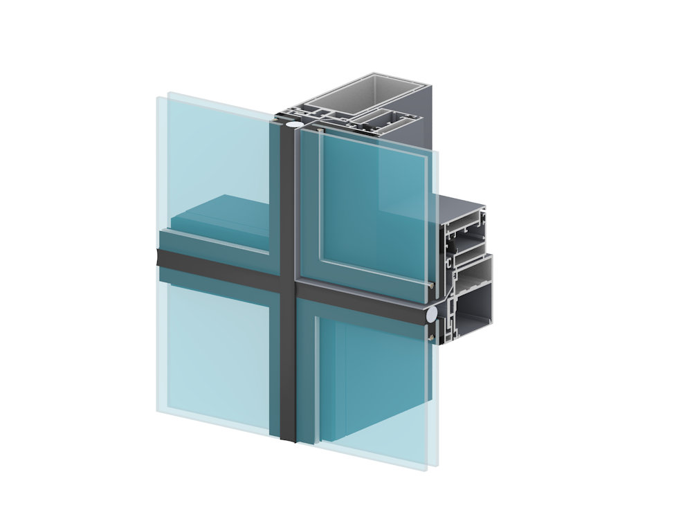Hidden-frame curtain wall2
