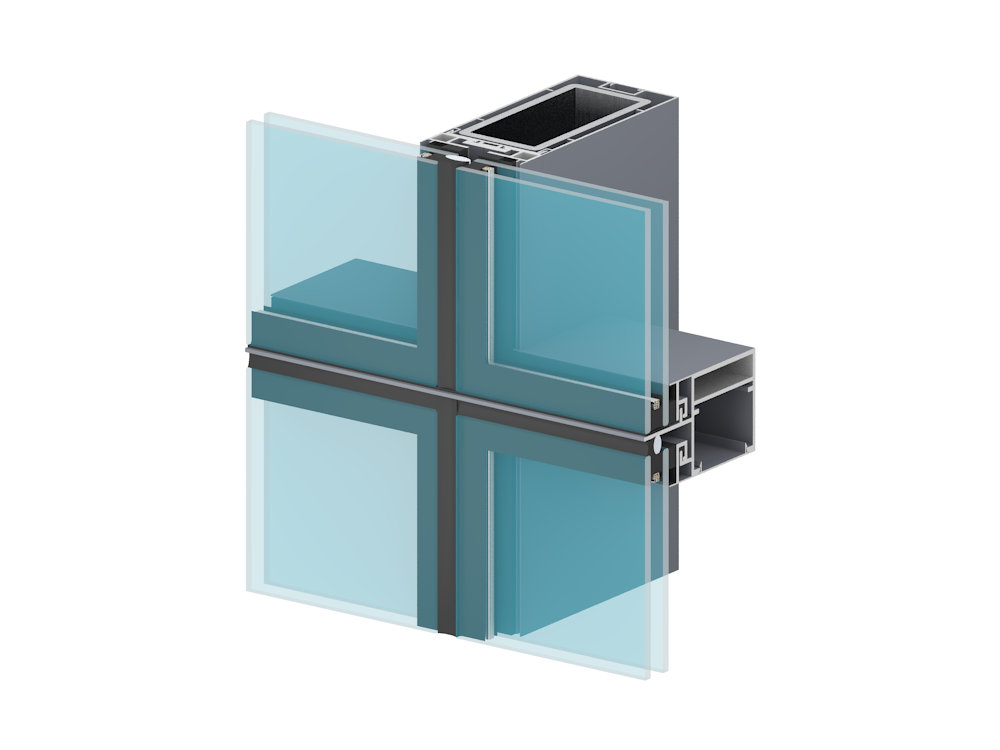 Hidden-frame curtain wall3