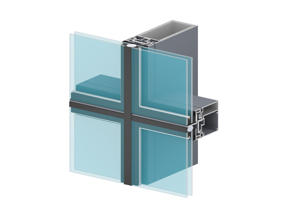 Hidden-frame curtain wall15