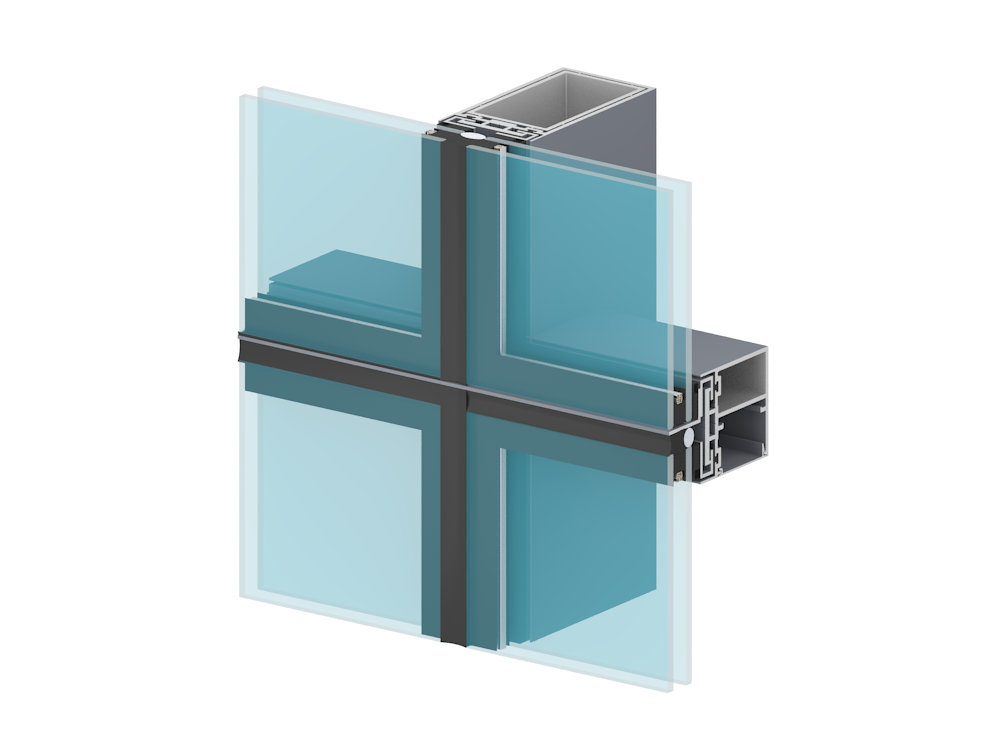 Hidden-frame curtain wall24