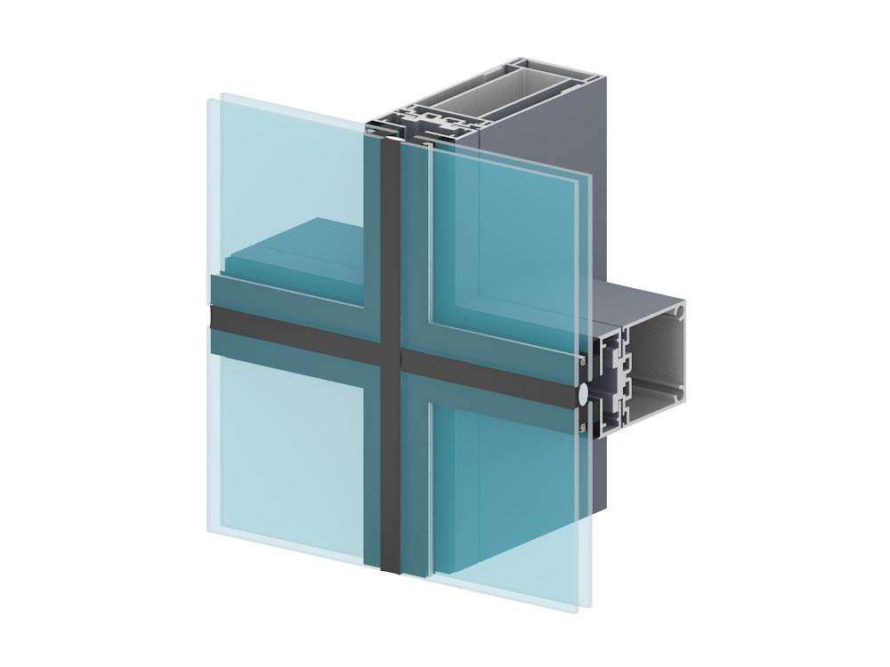 Hidden-frame curtain wall34