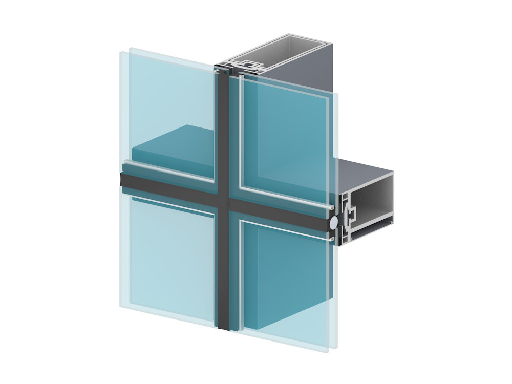 Hidden-frame curtain wall35