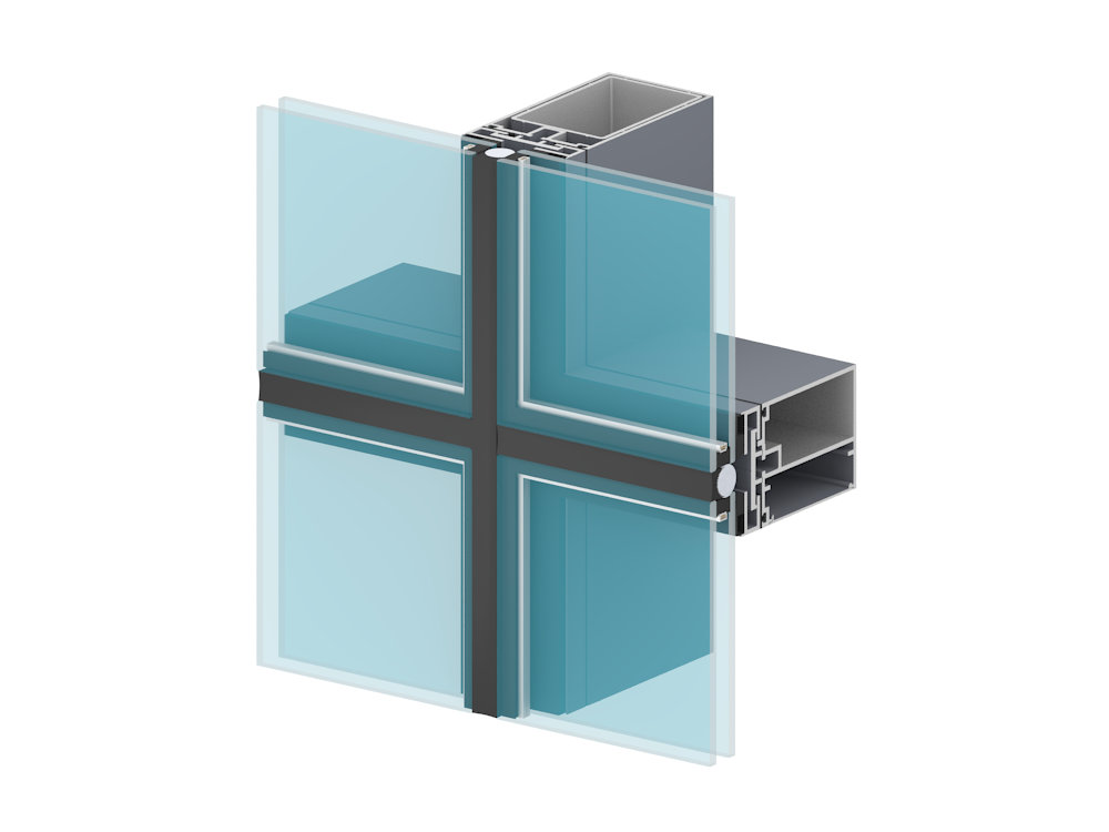 Hidden-frame curtain wall36